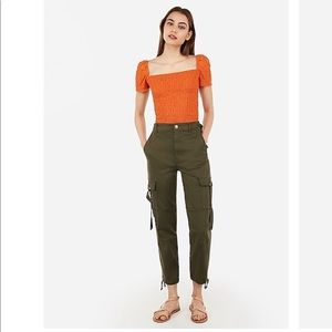 NWT Express Smocked Sleeve Top